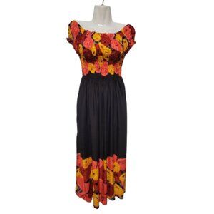 Off Shoulder Floral Dress Summer Dress- Size XS/S